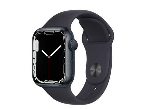Apple - Series 7- Smartwatch GPS Midnight Aluminum