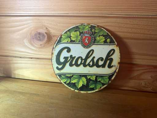 Metall-Werbeschild rund 20 cm