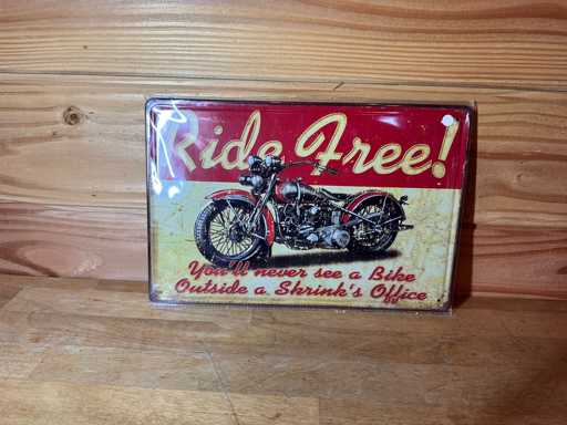 - Ride Free - Mancave decoratie