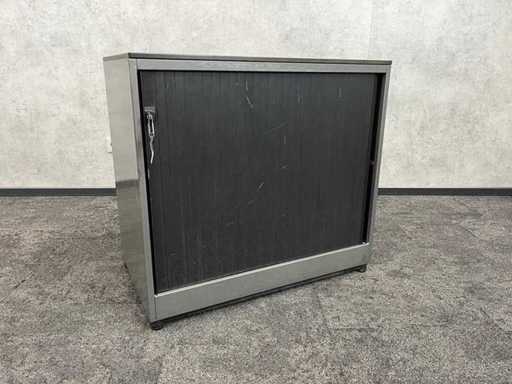 Armoire à obturateur roulant en acier à demi-hauteur - avec clé