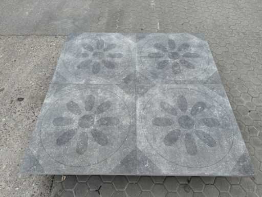 Carreaux de céramique pour le jardin (environ 10,78 m²)
