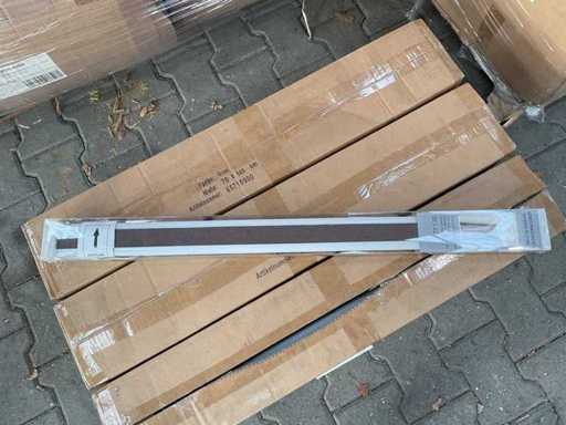 Partij Verduistering - Plissé gordijn - 70x140 cm - Grijs (54x)