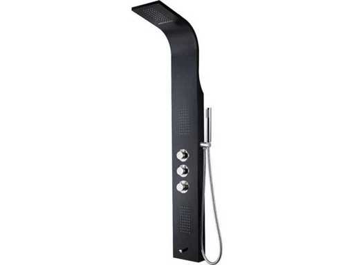 PANNEAU DE DOUCHE THERMOSTATIQUE (NOIR)