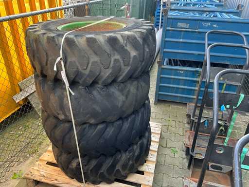 Tractorband op velg (4x)