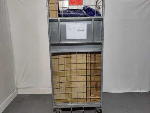 Rolcontainer met diverse producten