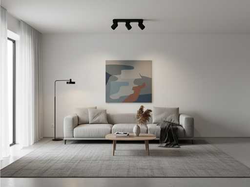 GU10 Fixture ponctuelle montée en surface triple rotative (12x)