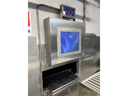 Weighing scales for boxes