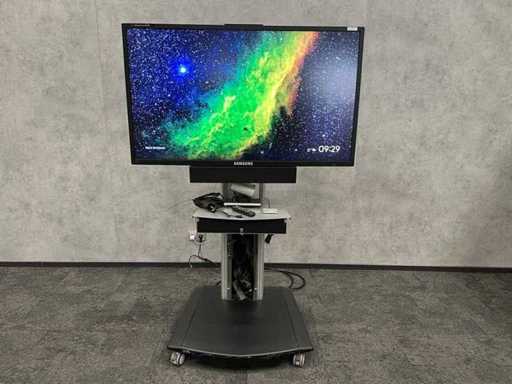 Samsung/Cisco - Sistema di videoconferenza da 55" con treppiede mobile