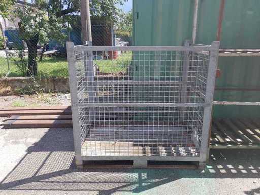 Stapelbare metalen kooiplanken