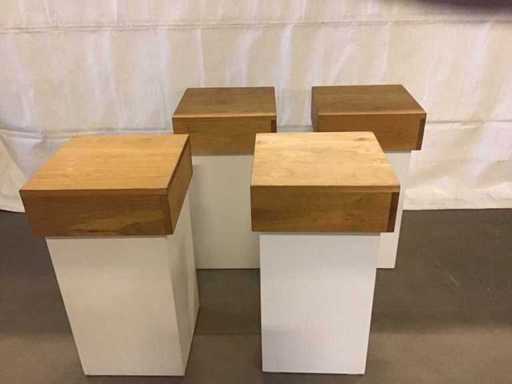 Colonne pour la plante (4x)