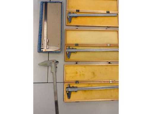 Posten 5x Messschieber – Messbereich 0–300 mm