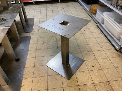 Pieds de table en acier inoxydable (6x)