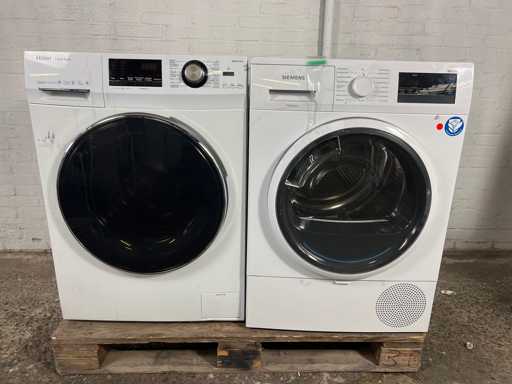 Haier HW80-B14636 | SIEMENS WT45RVA1 heat pump dryer 7 kg A