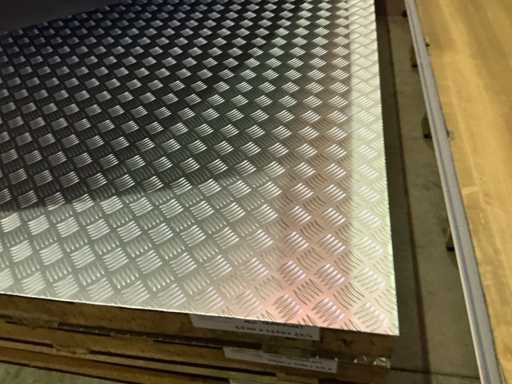 Batch of various metal sheet material