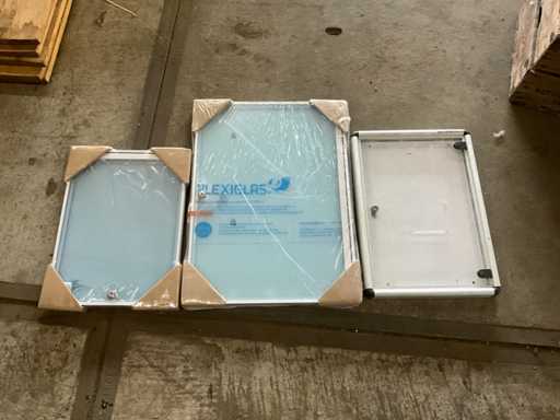 Advertising lockable cabinet (3x)