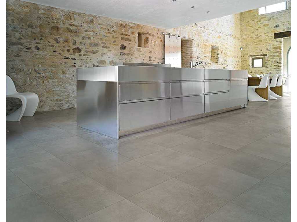 Floor tile Industrial Metal 60x60cm rectified, 43.2m2