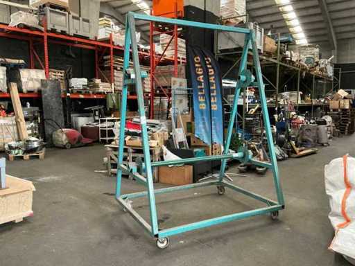 Verrijdbaar haspelrek