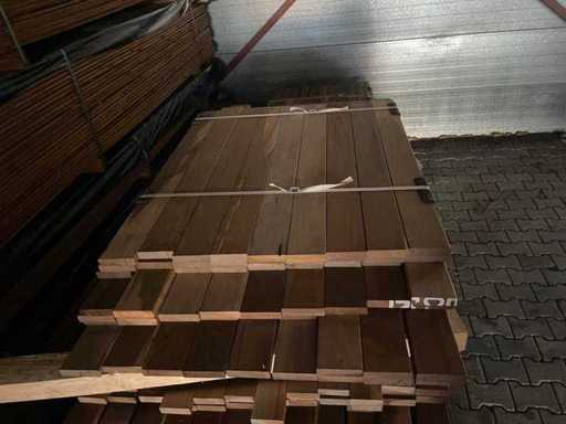 Planches de qualité Ipé rabotées 650-1550x90x21 mm (70x)