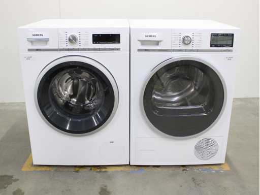 Siemens iQ700 iSensoric aquaStop lavatrice & Siemens iQ800 iSensoric autopuliente asciugatrice a condensatore