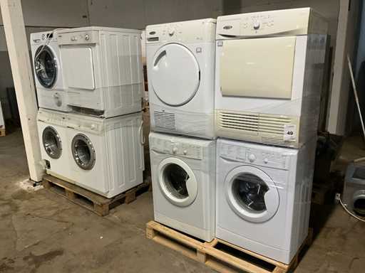Wasmachine & droger (8x)