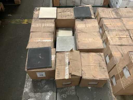 Piastrelle per pavimento in cemento colorato