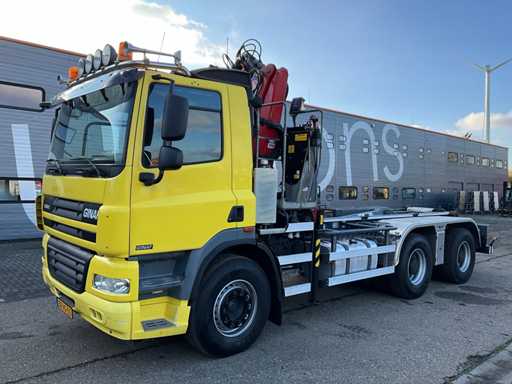 2012 Ginaf X3232S 6x4 25t Hakenhebein + HMF 1643 Z-Kran LKW BZ-VG-55