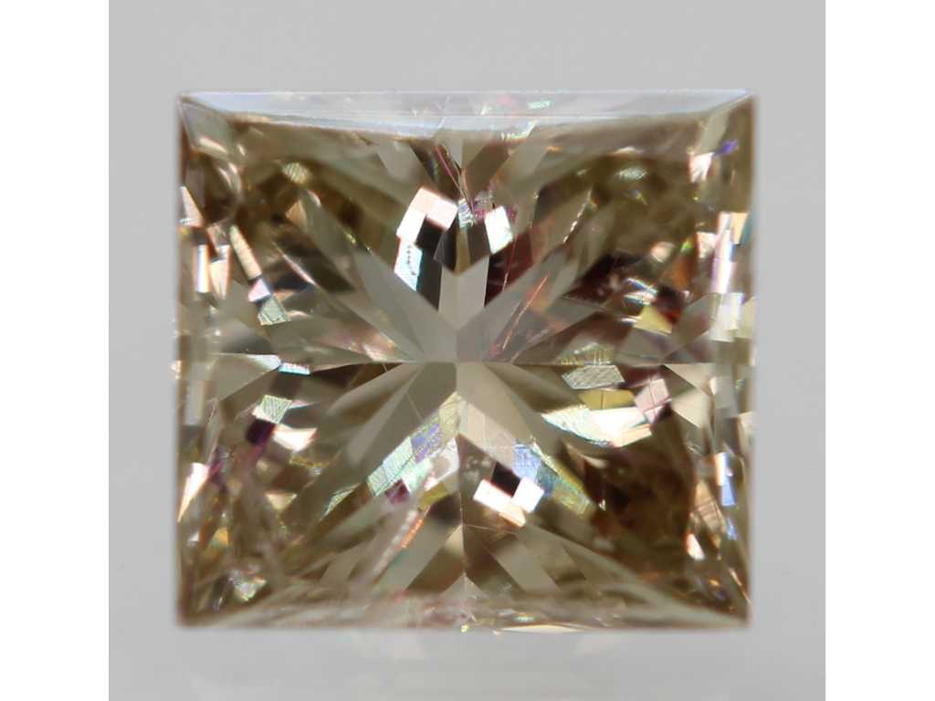 Natuurlijke diamant (fancy geelbruin / VVS2) 0,53 karaat