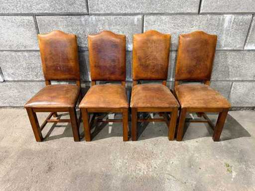 "Schafleder"-Sessel (4x)