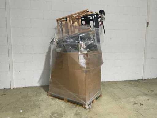 Mărfuri de returnare pe paleți