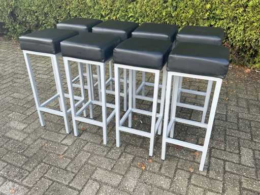 Barkruk - zwart (8x)