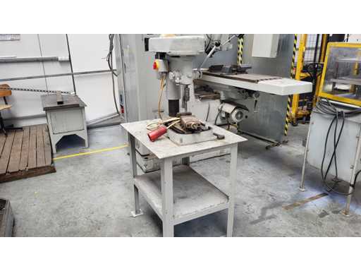 PPHUZALEJSKI WS 13 Tafelboormachine met bankschroef en tafel