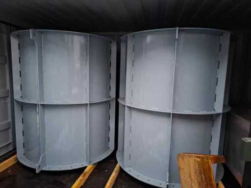 Installation industrielle d’incendie de gaz