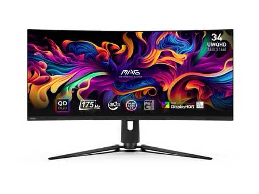 MSI MAG 341CQP QD-OLED zakrzywiony monitor gamingowy