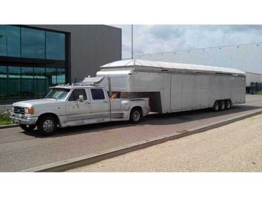 Ford - 1990 - F350 - Double cabine double - Big block avec remorque de stage