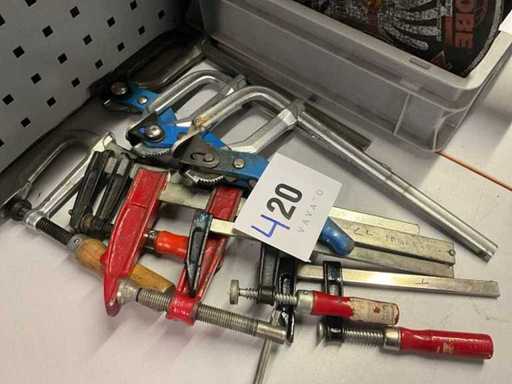 Various clamping tools