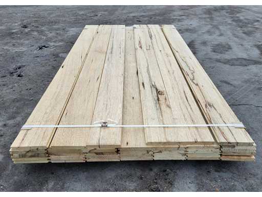 10m2 afrykański dąb 18 x 140 mm, długość 210 cm (34x) 