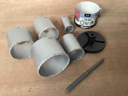 Piranha X81167 set of hole saws 33-83 mm (5x)