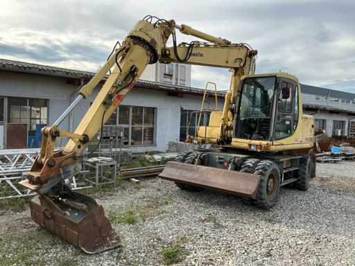 1995 Excavator pe ro?i Komatsu PW 130 GK
