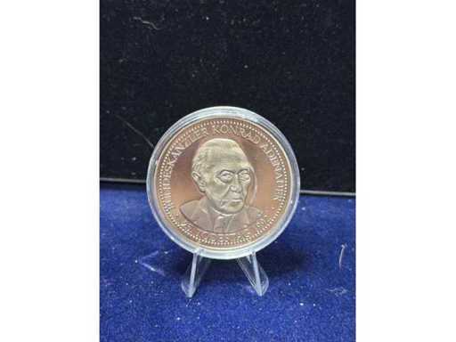 Germania | Moneta commemorativa Konrad Adenauer | 25º anniversario della morte