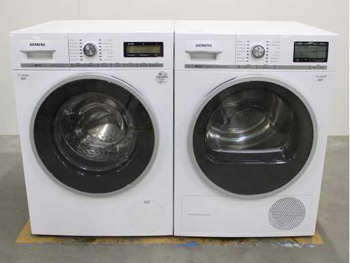 Siemens iQ800 iSensoric Wasmachine & Siemens iQ800 iSensoric selfCleaning condenser Wasdroger