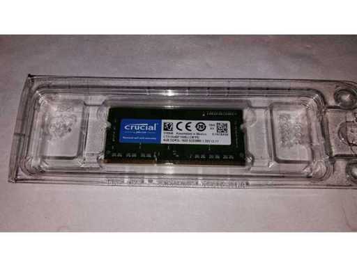 CRUCIAL - SODIMM 4 GB - SODIMM - DDR3L 1600 - Computeronderdeel (10x)