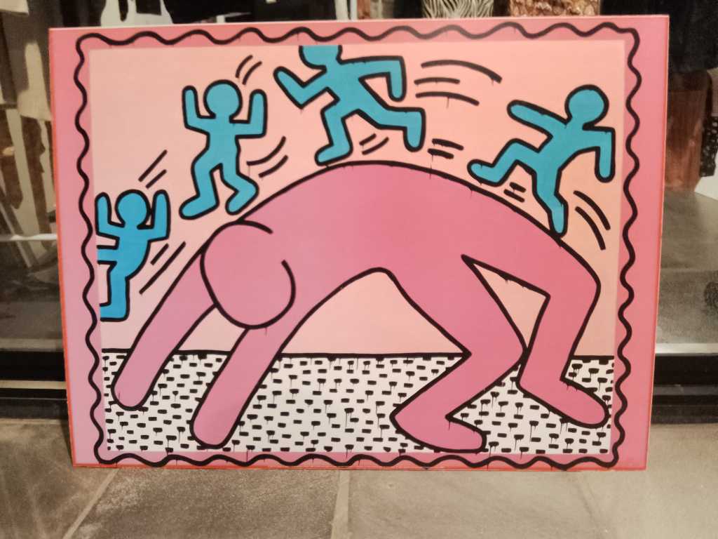 Keith Haring "Cheerful little men"