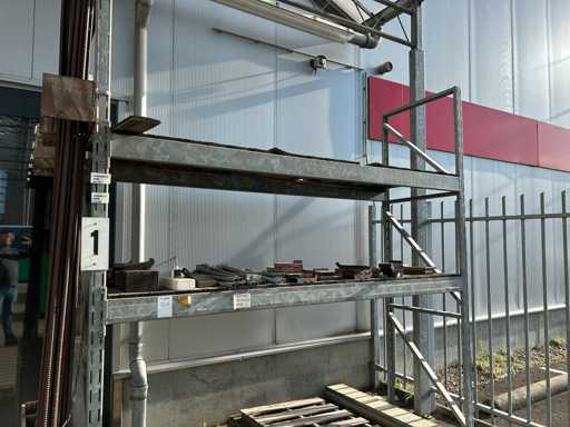 Verzinktes Palettenregal 2,7 m