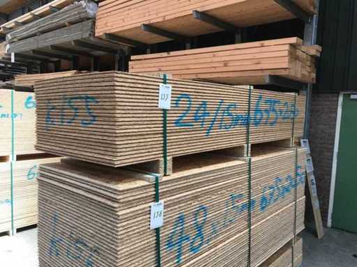 OSB plates 15mm 675x2050mm (24x)