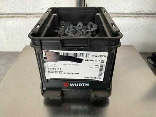 Würth 2,02 kg Neopren-Nietmutter M6 im stapelbaren Behälter