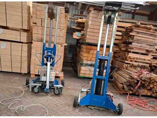 Bison - 8 tons mobiel mechanisch/hydraulisch liftsysteem (2x)