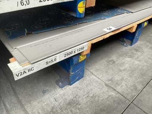 Konvolut Stahl Blech V2A III C 3,13 qm