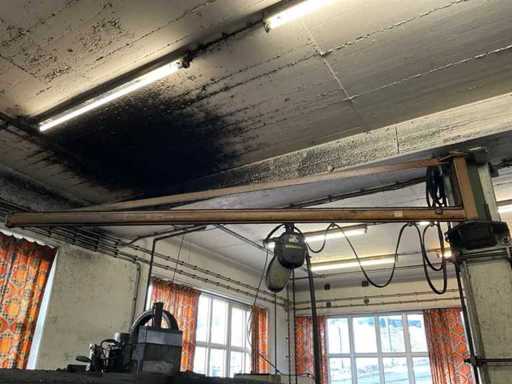 Demag 250 kg. Grue à bras pivotant (montée sur colonne)