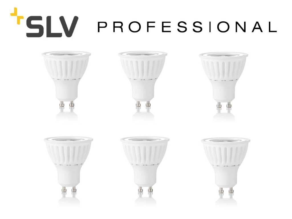 50 x SLV GU10 Led Lampjes, helder wit, 4000K
