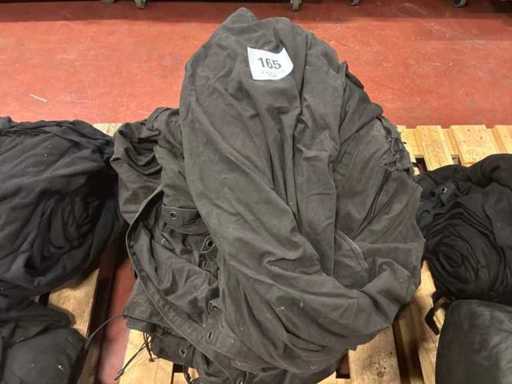 Verschiedene schwarze Hintergründe